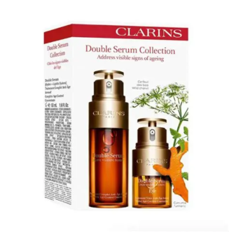 Clarins Double Serum 50ml + Double Serum Eye Cream Set
