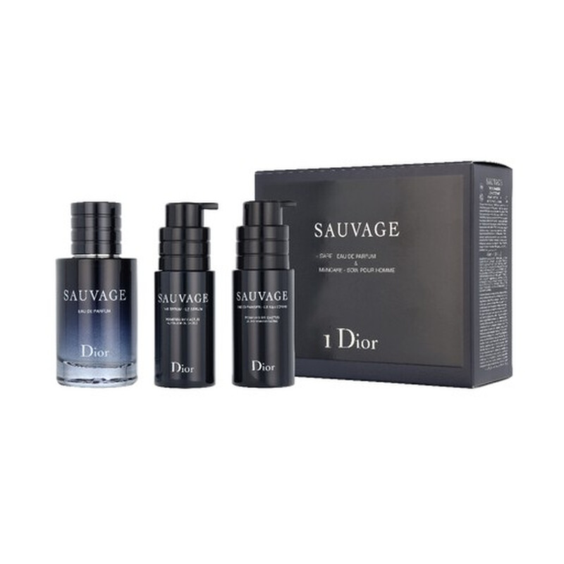 Dior Sauvage Men's 3-Piece Set (Eau de Parfum 60ml + Cleanser 45ml + Serum 45ml) ($889) Dior Sauvage Men's 3-Piece Set (Eau de Parfum 60ml + Cleanser 45ml + Serum 45ml) ($889)
