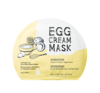 Egg Yolk Moisturizing Face Mask, 28g, 1 sheet