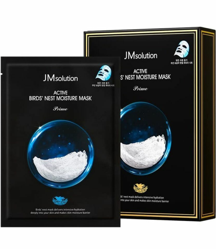 JM Bird's Nest Moisturizing and Hydrating Face Mask, 10 sheets ($38)