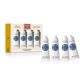 L'Occitane Shea Butter Hand Cream 4-Piece Set, 30ml x 4, New Version