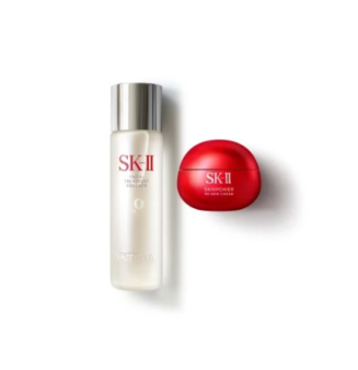 SK-II Facial Treatment Essence 230ml + Red Bottle Moisturizing Cream 80g Set